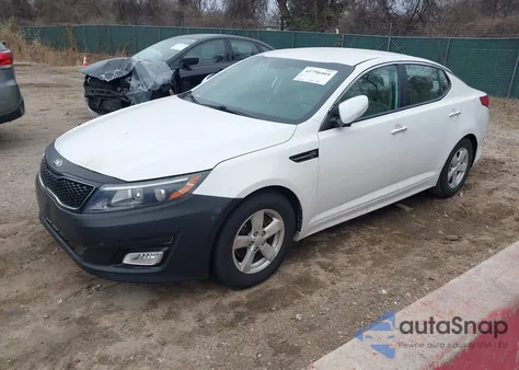 2015 Kia Optima Lx из США, поврежденный, VIN KNAGM4A71F5552363